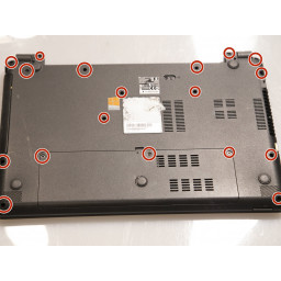 Замена узла сенсорной панели Gateway NE52203u
